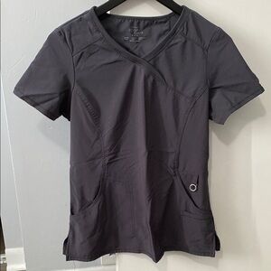 Small Cherokee infinity scrub top grey